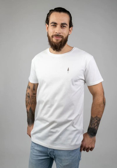 Unisex-T-Shirt NIKIN TreeShirt White