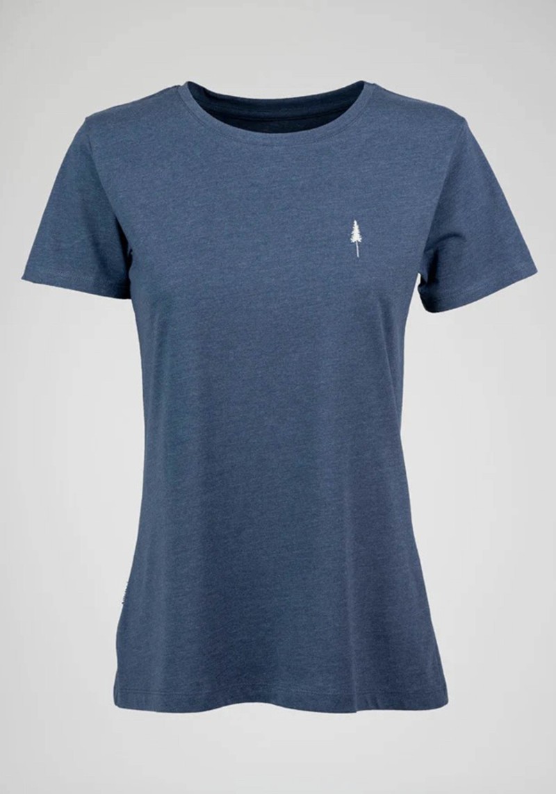 Damen-T-Shirt NIKIN TreeShirt Navy Melange