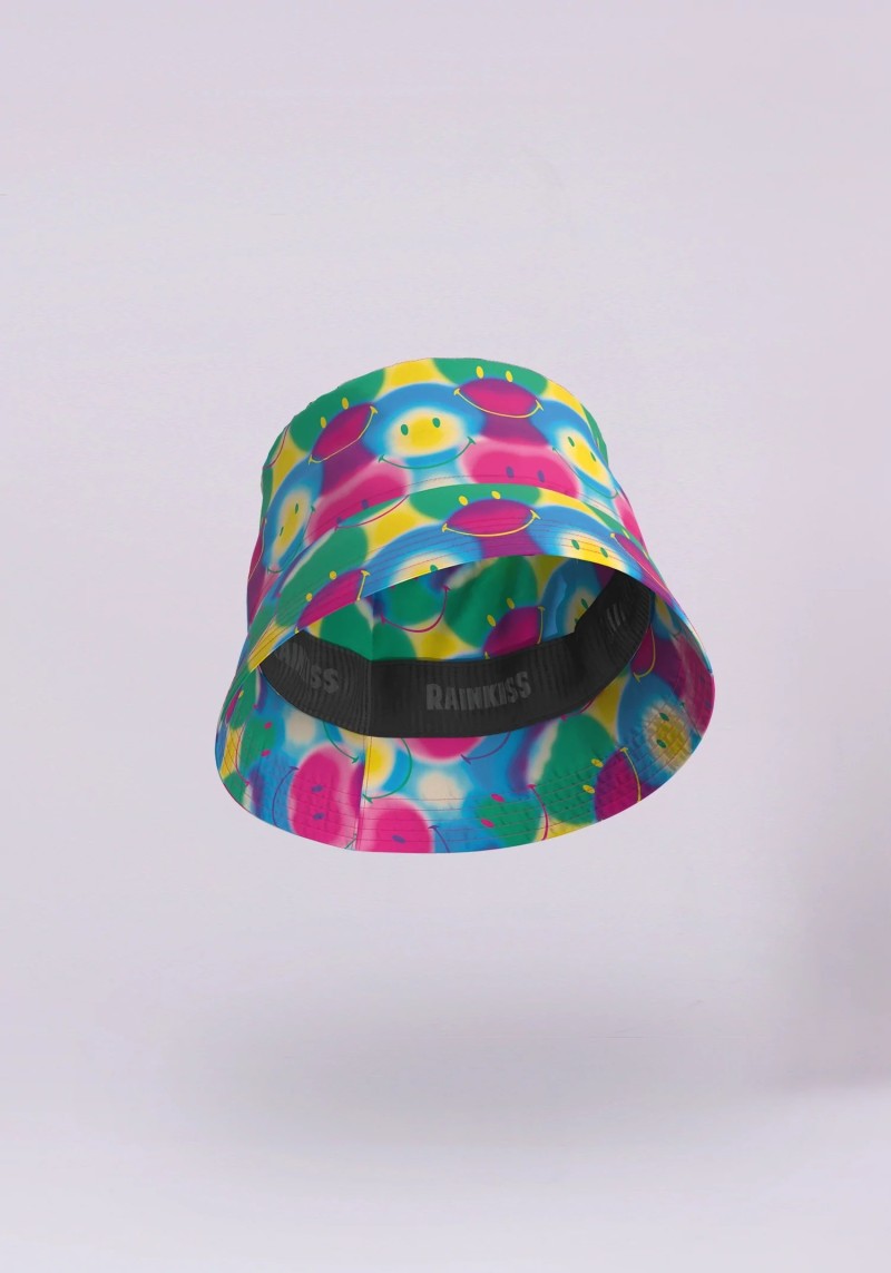 Bucket Hat Rainkiss x Smiley Rainbow Art