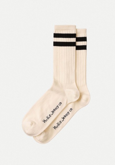 Sportsocken Nudie Jeans Amundsson Sport Socks Offwhite