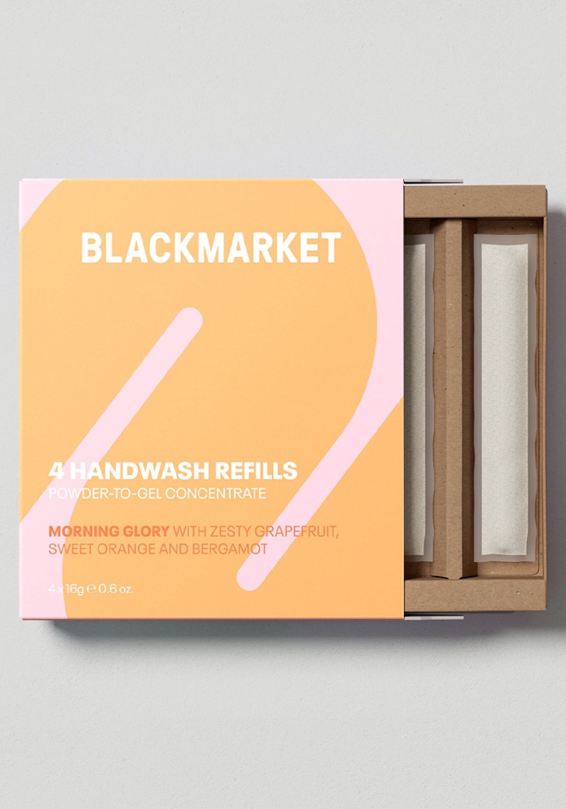 4 Handwash Refills Box Blackmarket Morning Glory