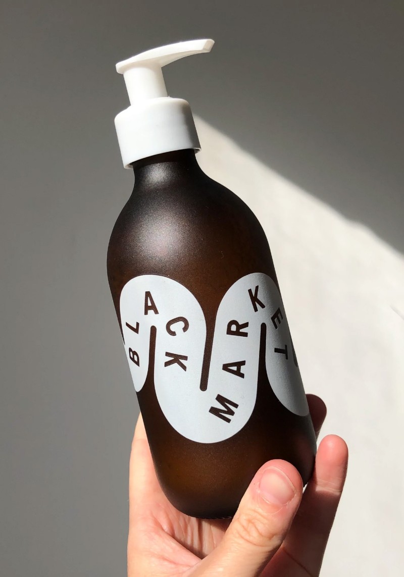 Refillable Bottle Blackmarket Amber