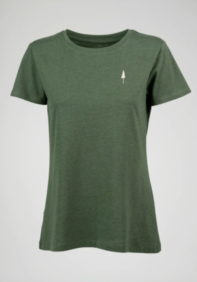 Damen-T-Shirt NIKIN Classic TreeShirt pine (olive green))