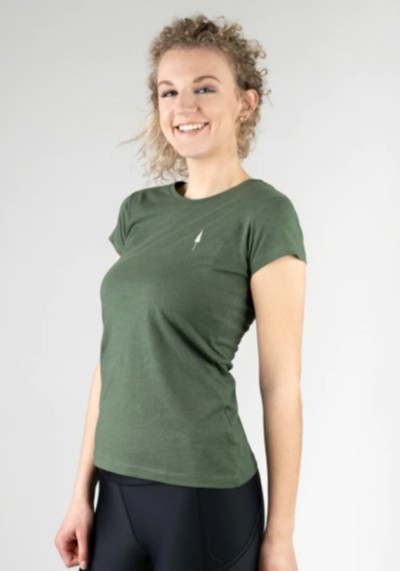 Damen-T-Shirt NIKIN Classic TreeShirt pine (olive green))