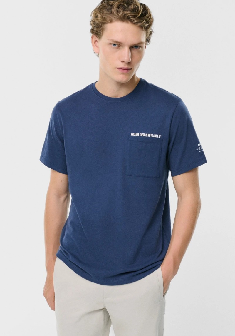T-Shirt Ecoalf Dera Ink Blue