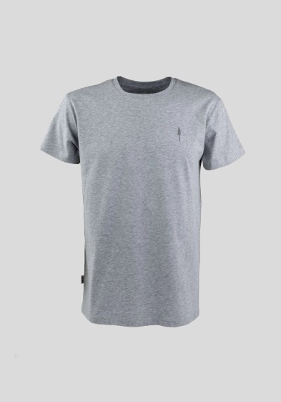 Unisex-T-Shirt NIKIN TreeShirt Grey Melange