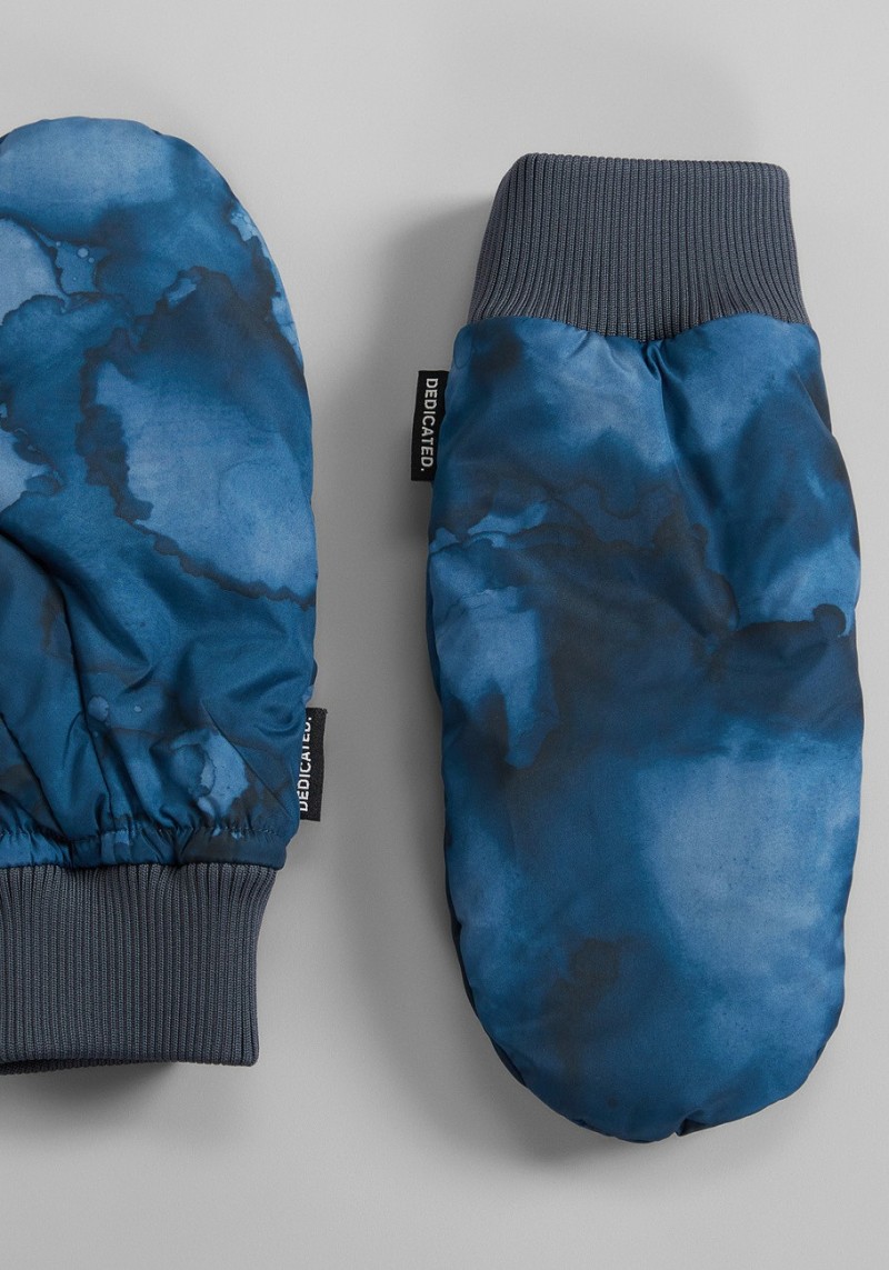 Unisex Handschuhe Dedicated Ritsem Gloves Abstract Ink Blue