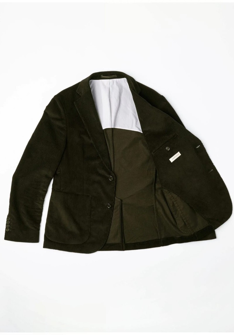 Corduroy-Jacket Carpasus Suit S1 Casca Olive