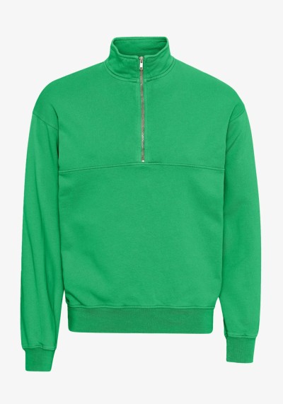 Quarter-Zip Pullover Colorful Standard Kelly Green