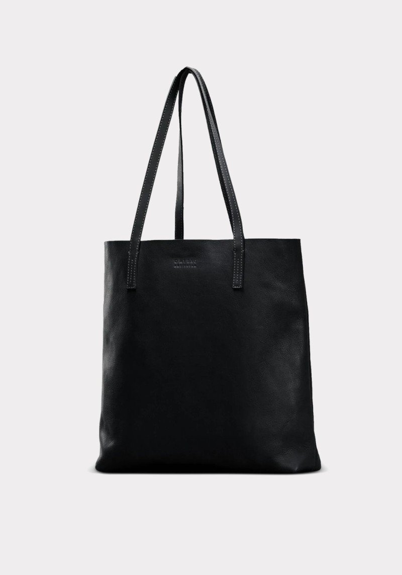 Leder-Shopper Georgia Soft Grain Leather Black