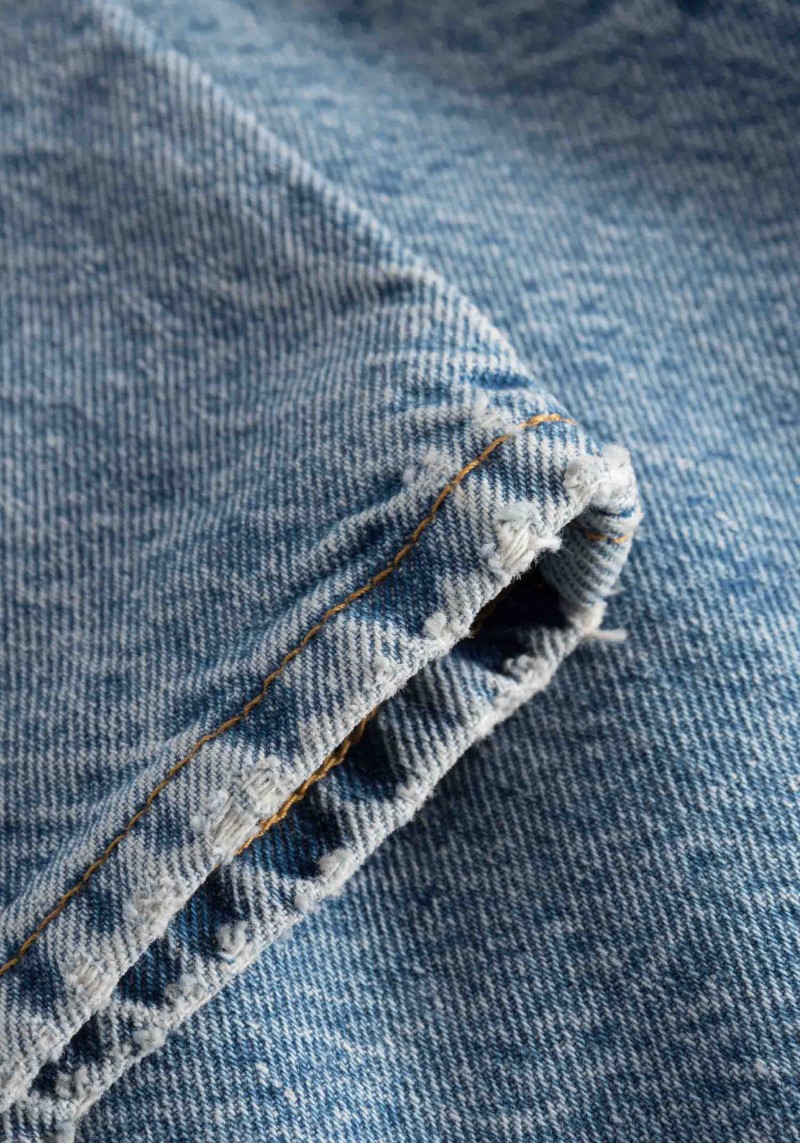 Knowledge Cotton Apparel - Jeans Oak Denim Reborn™ Bleached Stonewash