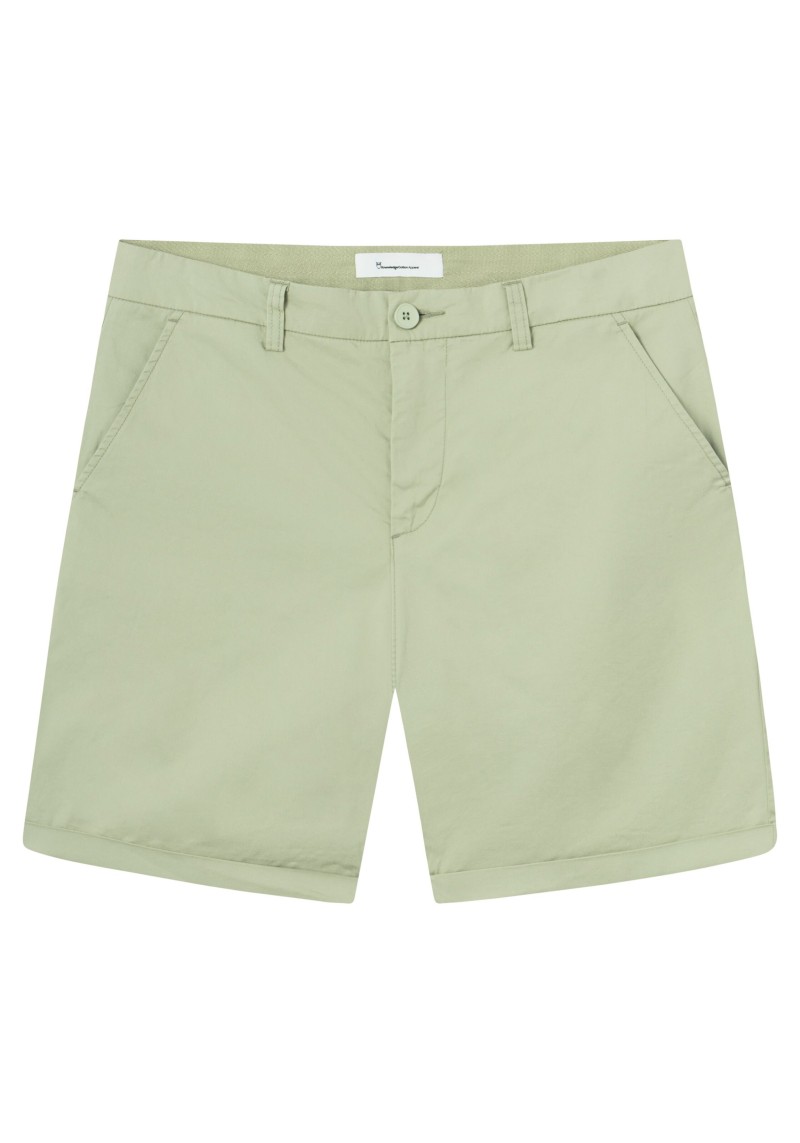 Knowledge Cotton Apparel - Chino-Shorts Chuck Regular Poplin Swamp