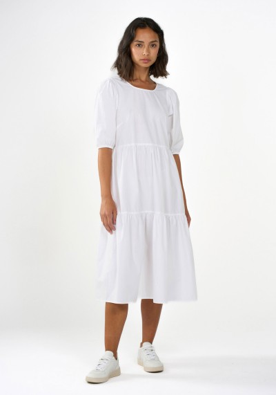 Kleid Poplin Bright White