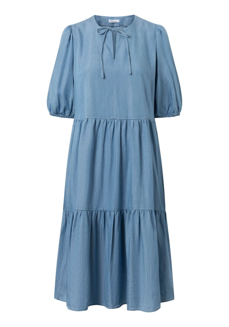 Knowledge Cotton Apparel - Tencel-Kleid Denim Tencel™ Dress Vintage Indigo