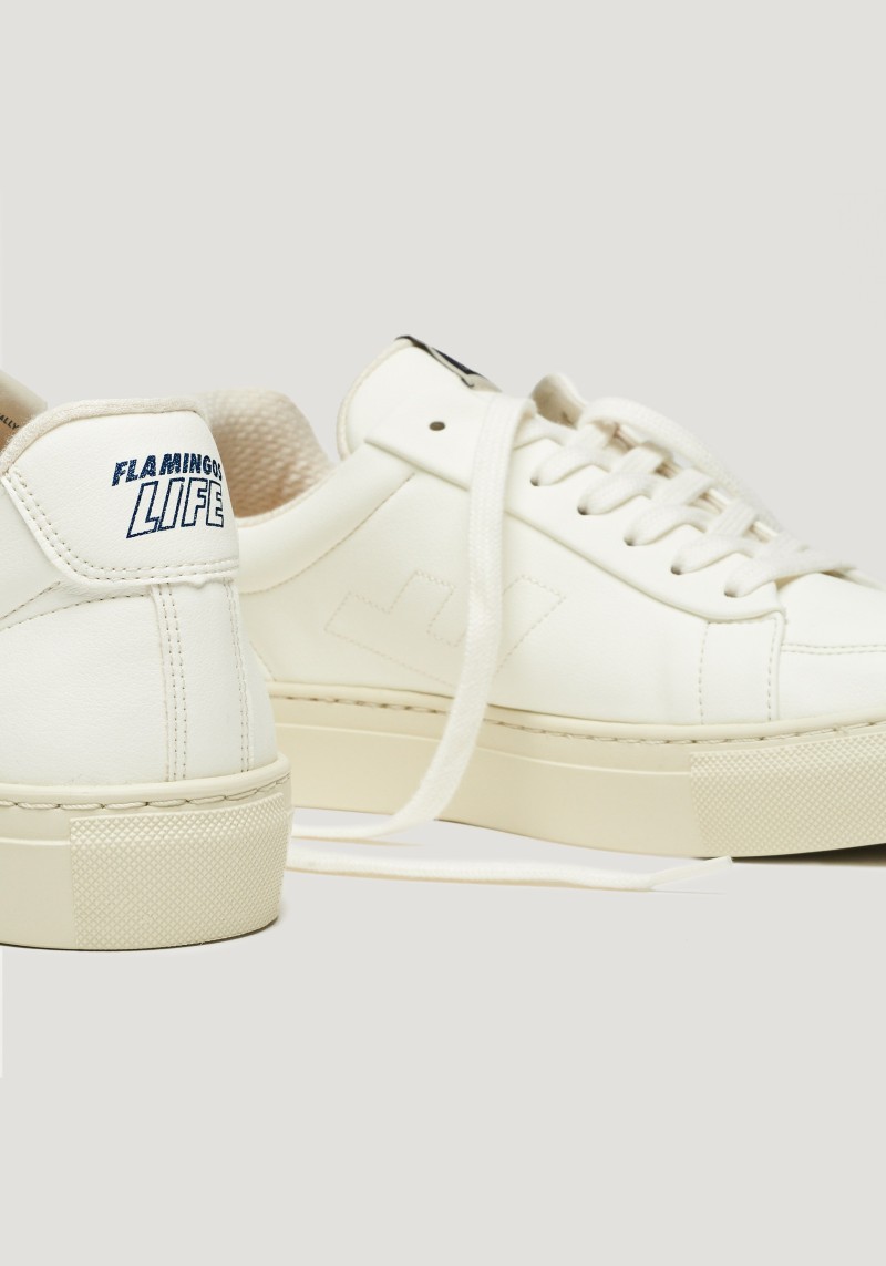 Sneaker Classic 70's Off White Navy Ecru