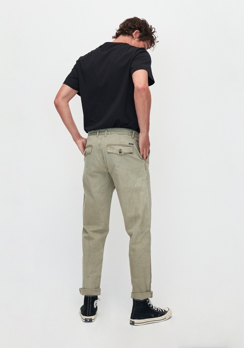 Chinos Darren Chino Trousers Army Green