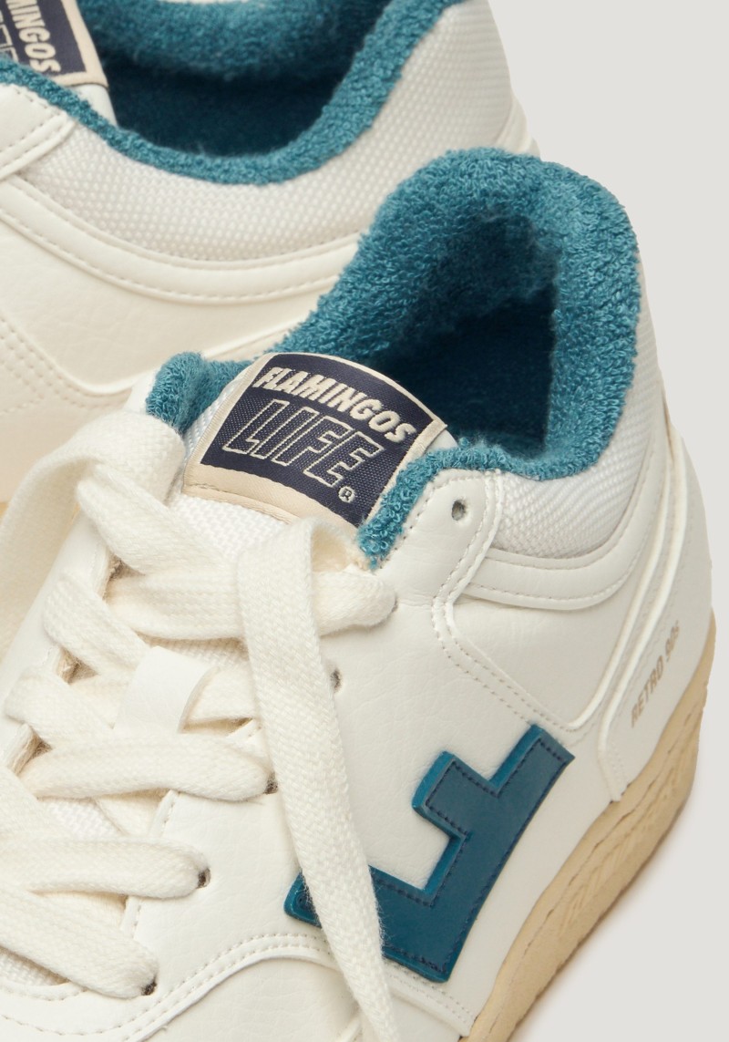 Sneaker Retro 90's White Saphire Vanilla