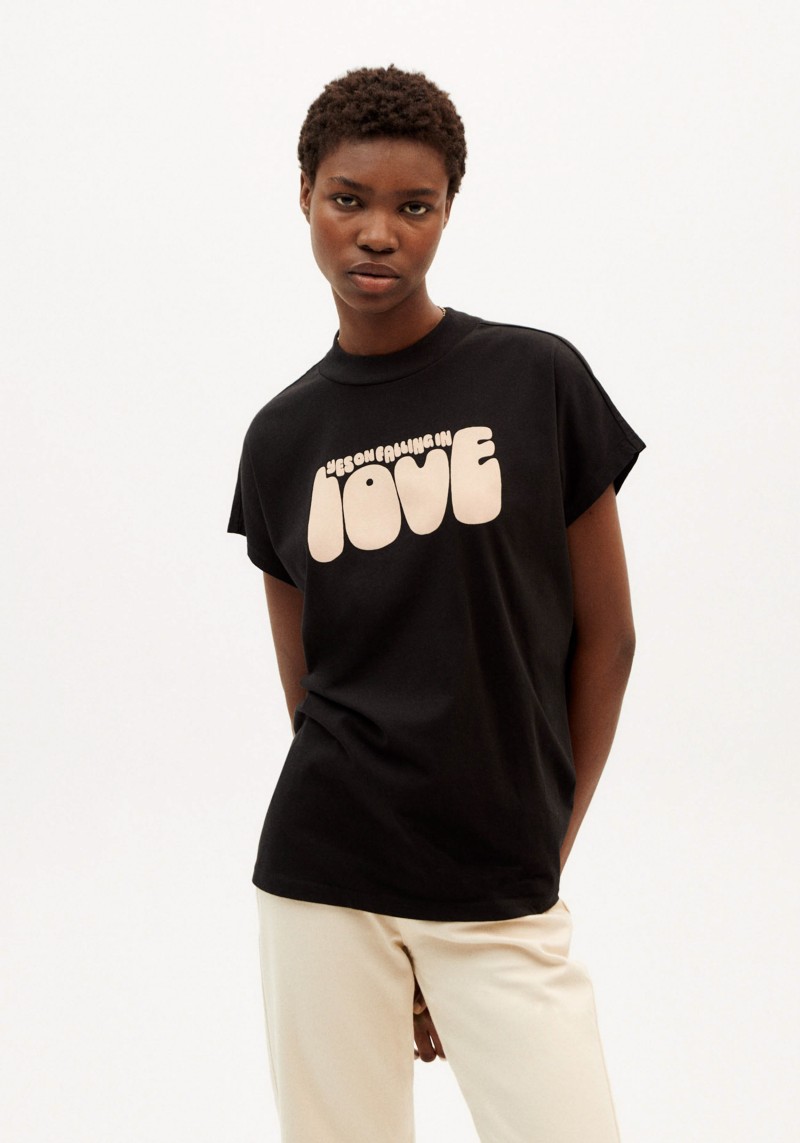 Thinking Mu - T-Shirt Yes Love Black