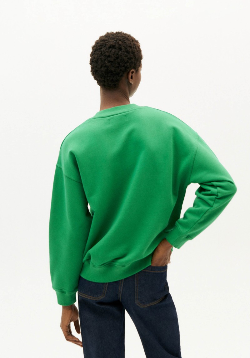 Sweatshirt Yes Love Green