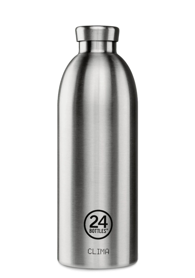 24 Bottles - Thermosflasche 24Bottles Clima 850ml Brushed Steel