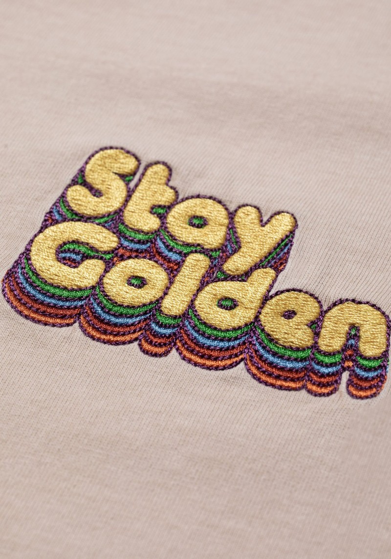 T-Shirt Roy Stay Golden Cream