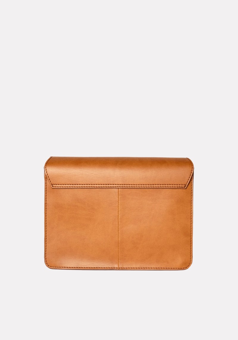 Handtasche Audrey Apple Leather Cognac