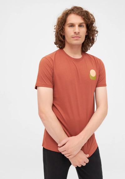 T-Shirt Colby Forms Terracotta