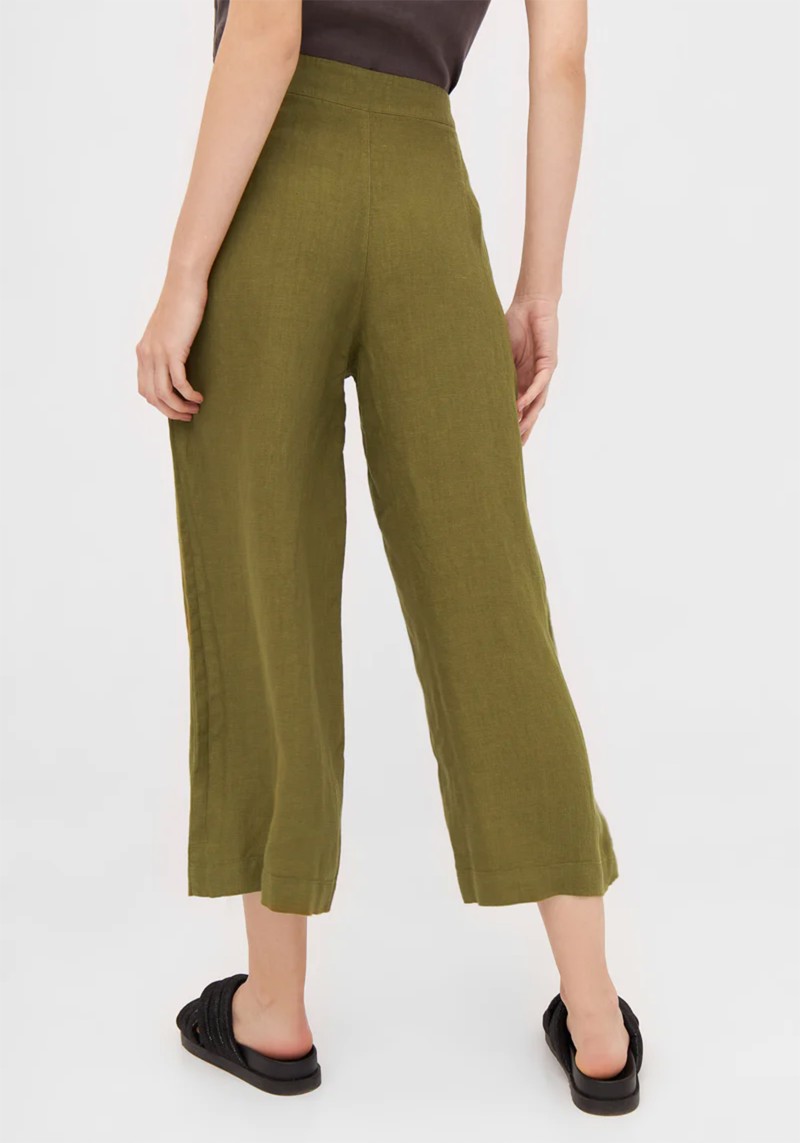 Givn Berlin - Leinenhose Fay Trousers Olive Oil