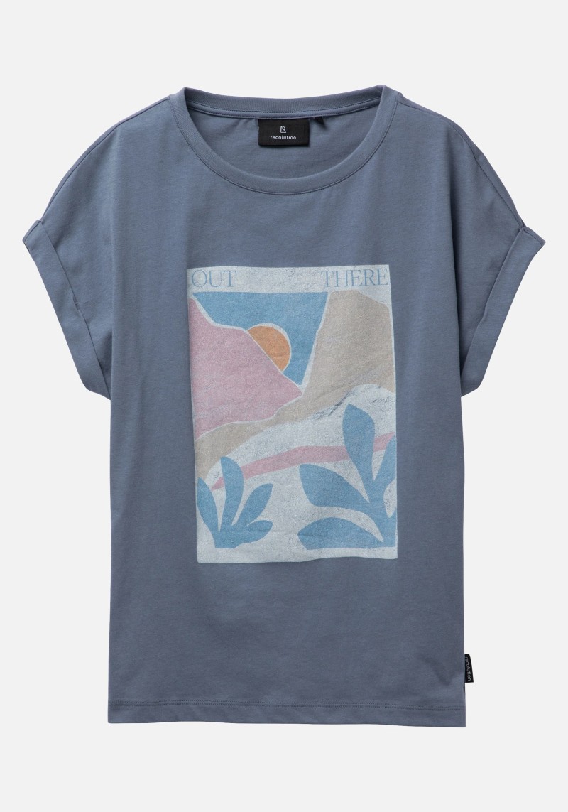T-Shirt Cayenne Out There Dove Blue
