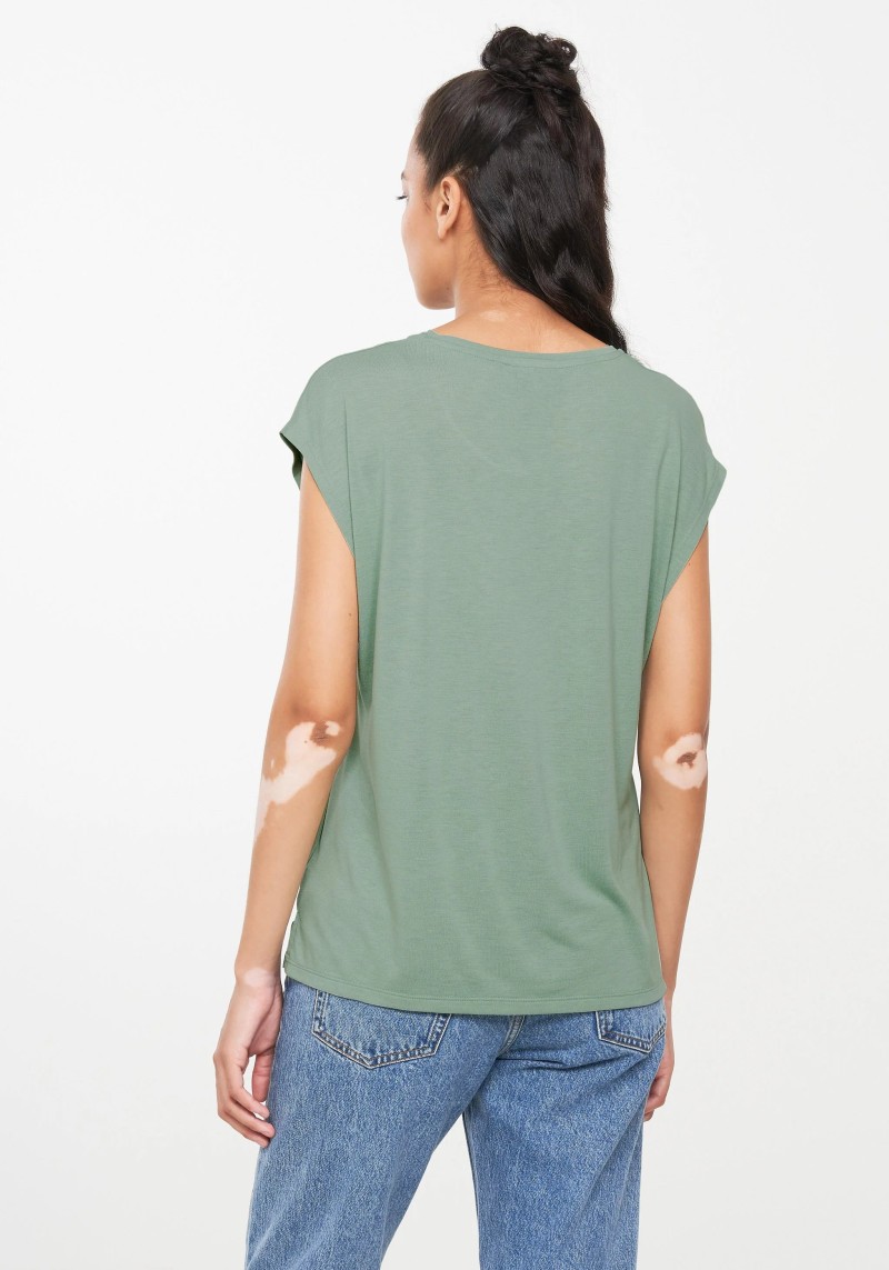 T-Shirt Mithila Leaf Green