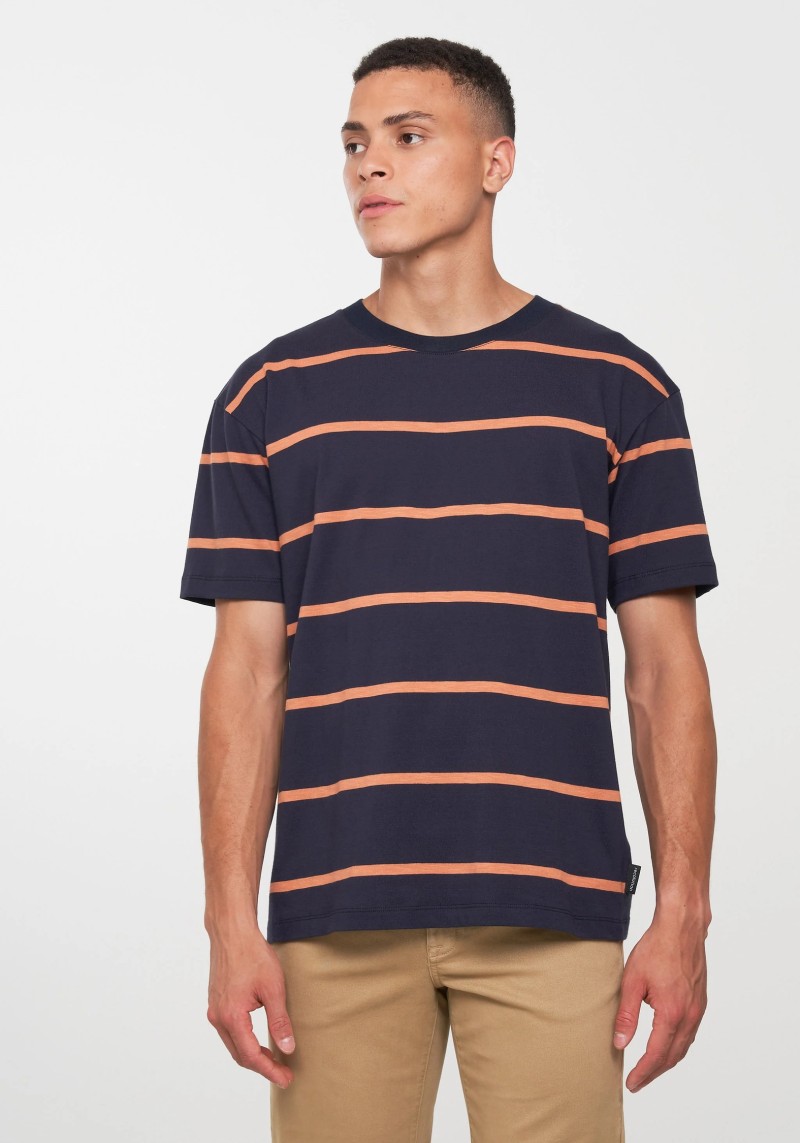 T-Shirt Rowan Stripes Dark Navy