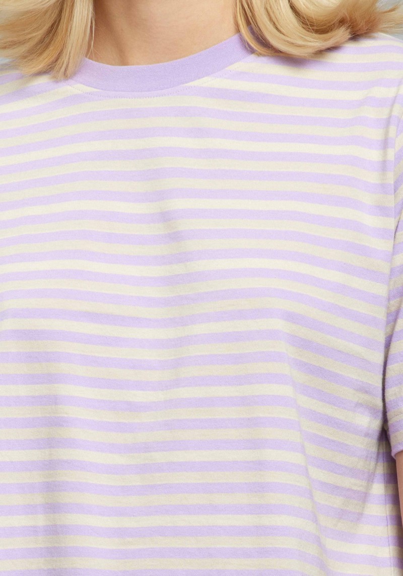 Dedicated - T-Shirt Vadstena Rose Purple Vanilla White