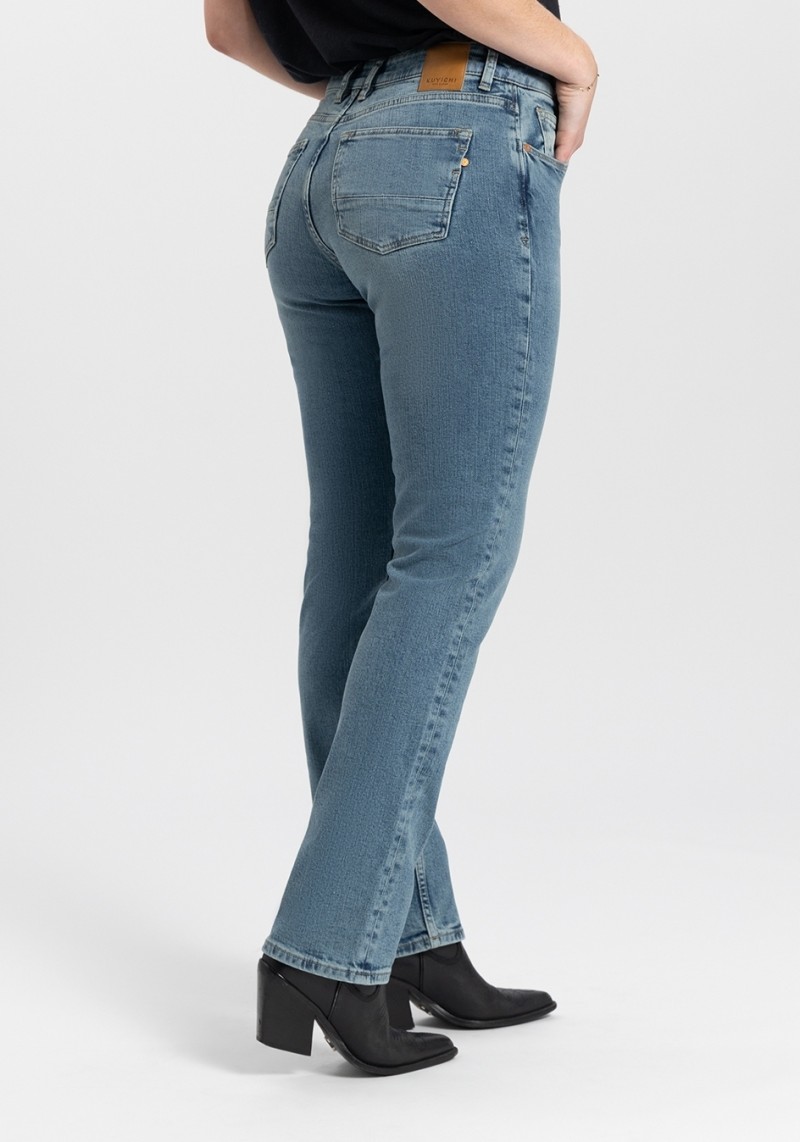 Damen-Jeans Sara Straight Vintage Blue