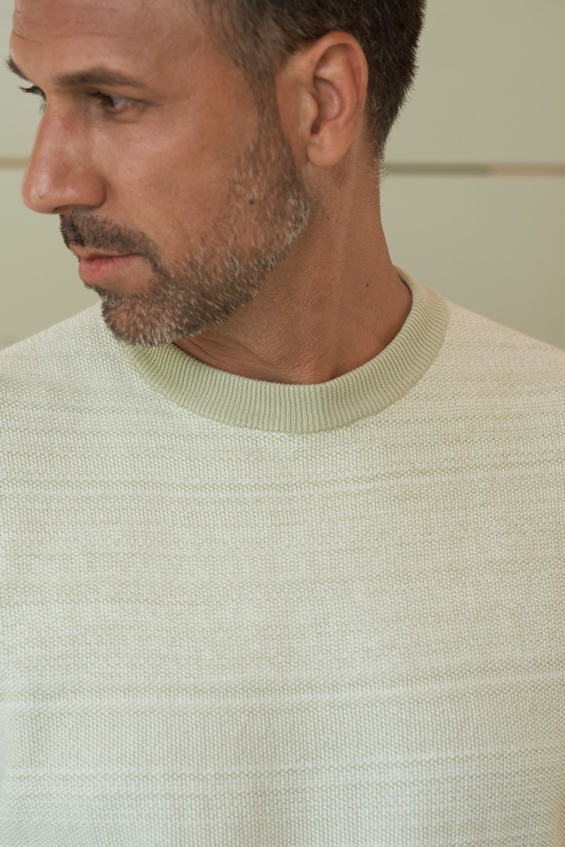 About Companions - Strickpullover Morten Eco Knotted Melange Tea