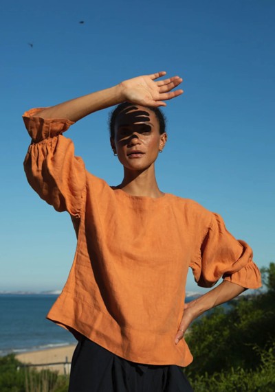 Bluse Lexi-May Sunset Orange