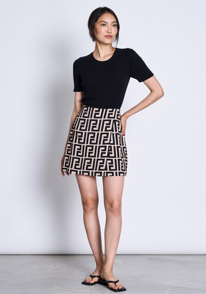 Jan 'n June - Minirock Filia Skirt Meander Print