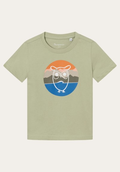 Kinder-T-Shirt Mountain Owl Swamp