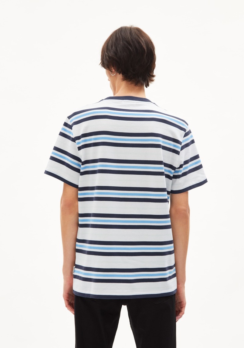 T-Shirt Maarkos Multic. Stripes Black Multicolor