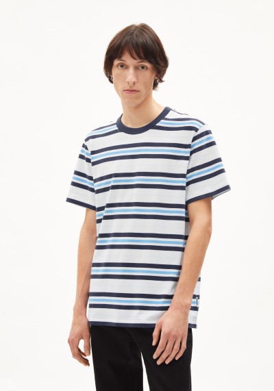 T-Shirt Maarkos Multic. Stripes Black Multicolor