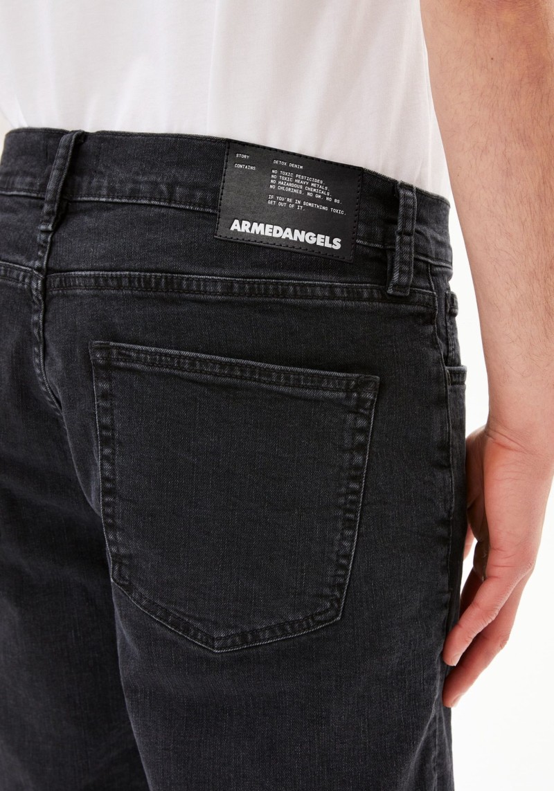 Jeans-Shorts Naail Black DNM Washed Down Black