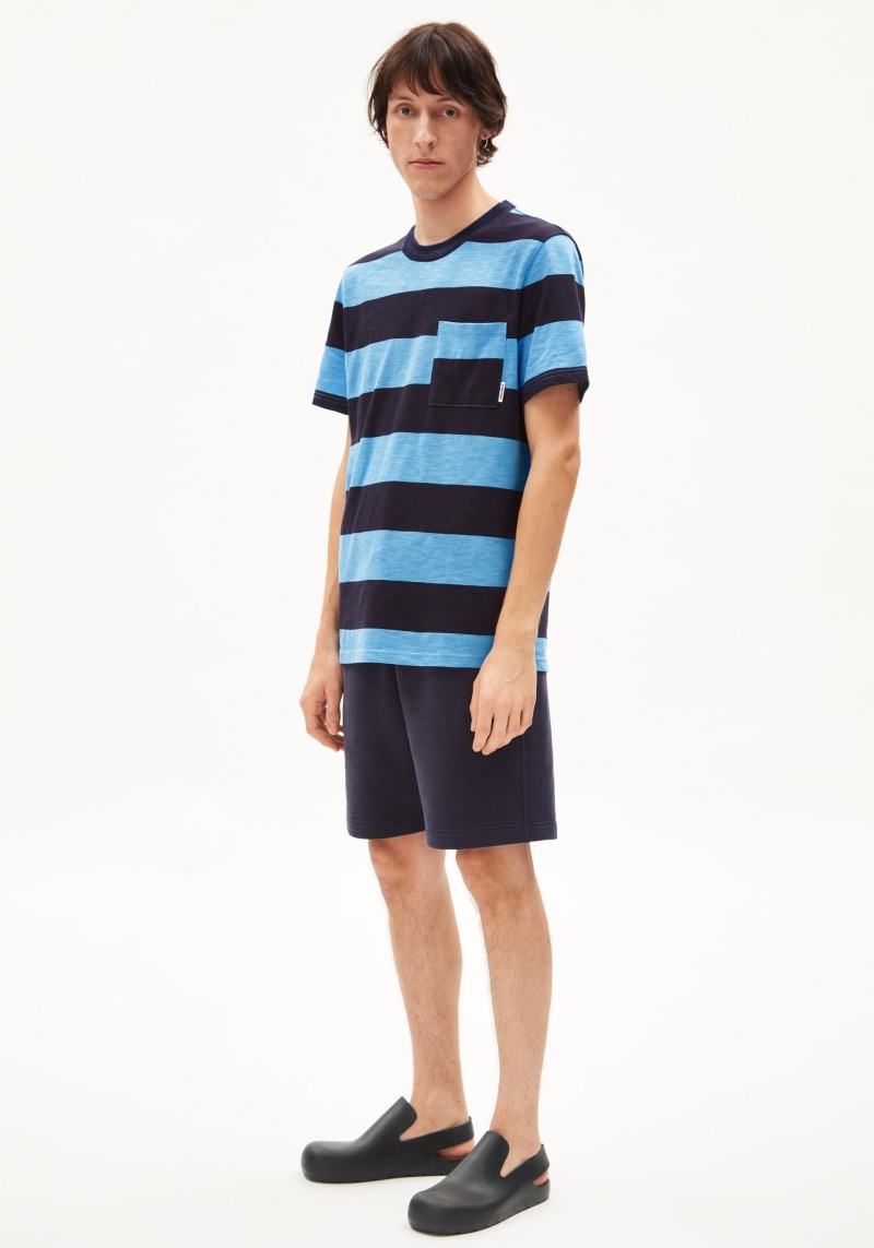 T-Shirt Bazaao Flamé Stripes Blueniverse