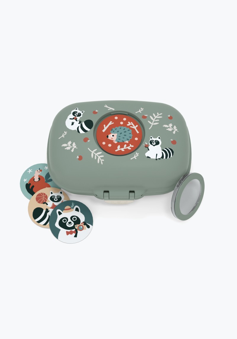 Kinder-Snackbox MB Gram Green Raccoon
