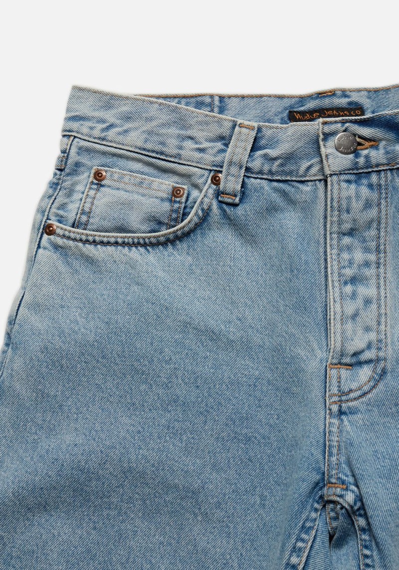 Nudie Jeans - Jeans-Shorts Seth Shorts Sunny Blues Denim