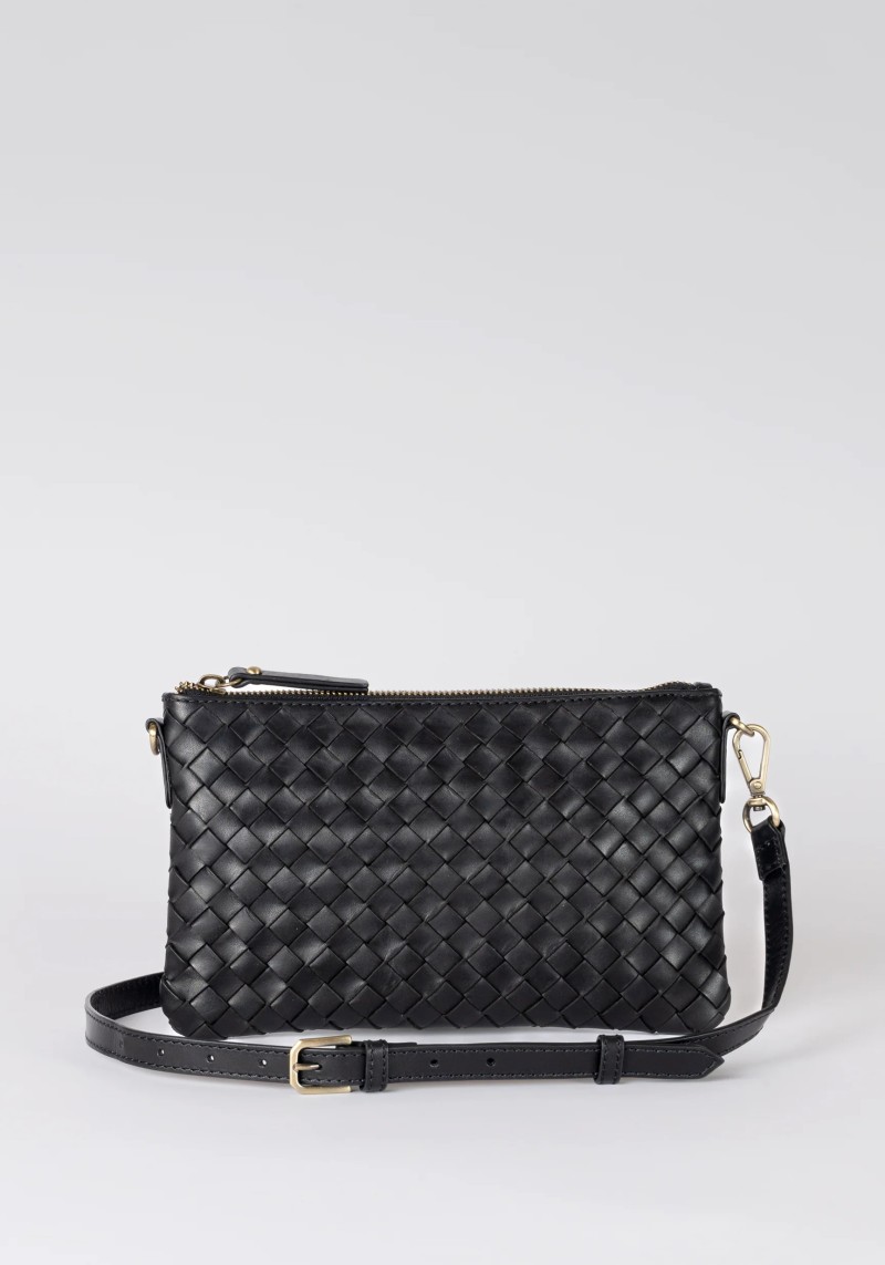 Handtasche Lexi Woven Classic Leather Black
