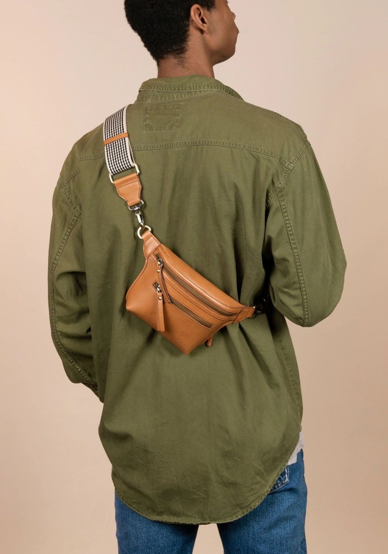 Hip Bag Beck's Bum Bag Apple Leather Cognac