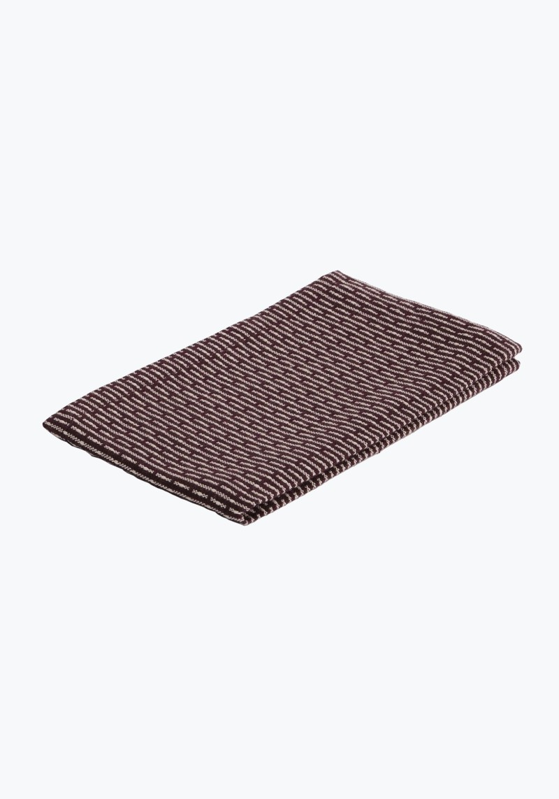 The Organic Company - Waschlappen Kitchen and Wash Cloth Maroon Stone