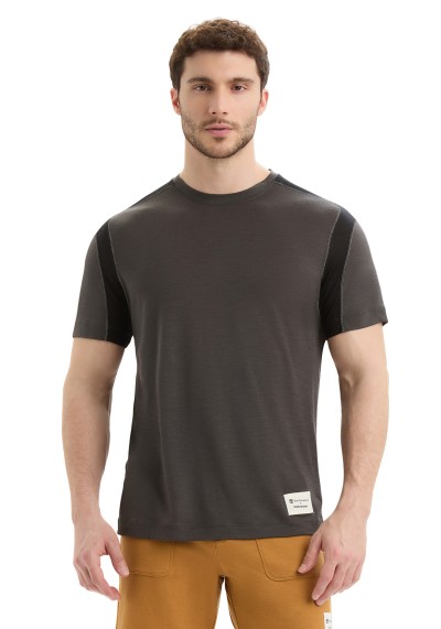 Herren-T-Shirt IB x Timberland ZoneKnit™ SS Tee Onyx/Black
