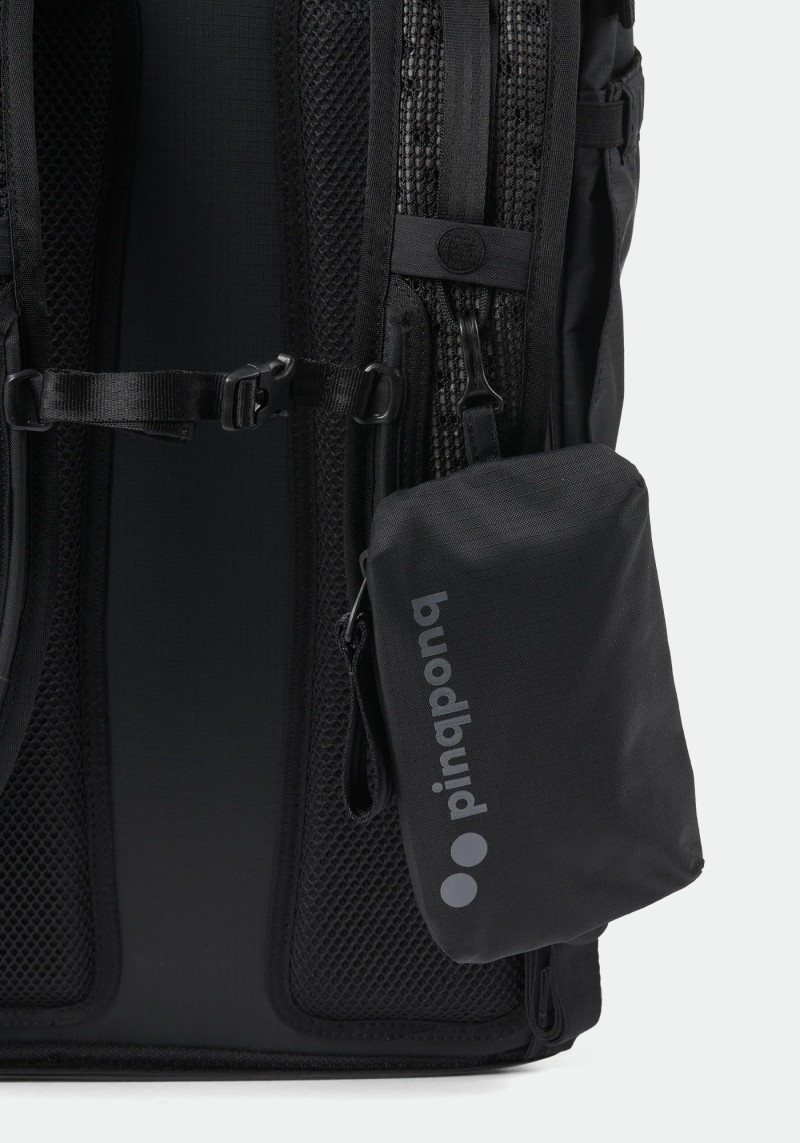 Pinqponq - Fahrrad-Rucksack Komut Medium Bike Backpack Pure Black