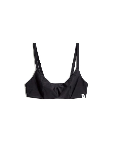 Bikini Top Biasca Net-Bikini Black Coal