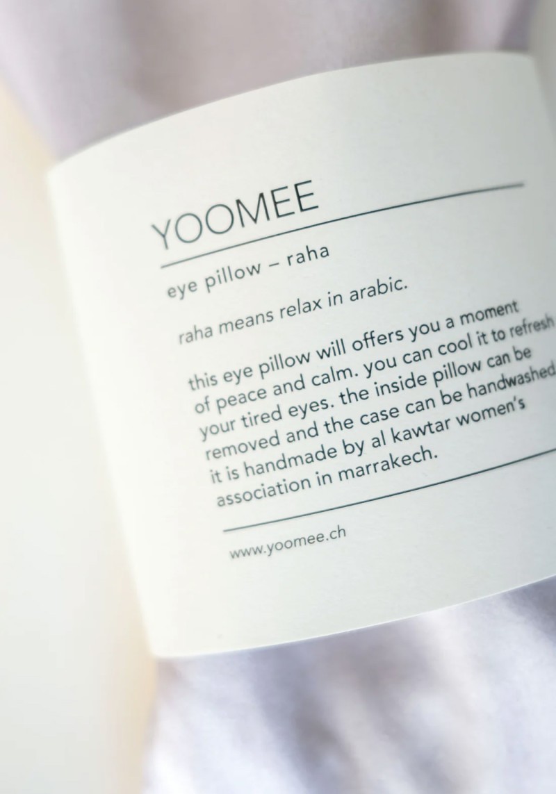 YOOMEE - Augenkissen Eye Pillow Purple Rose